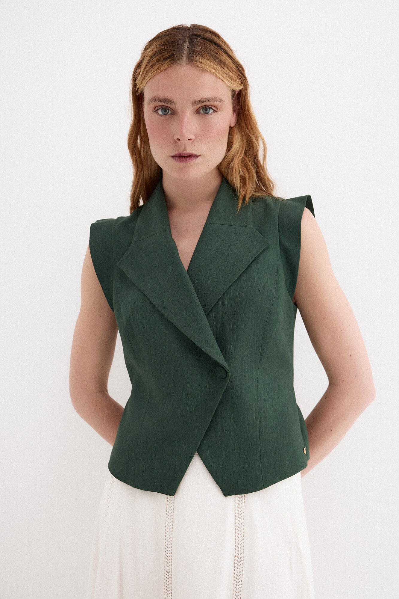 Pedro del Hierro Double-breasted gilet