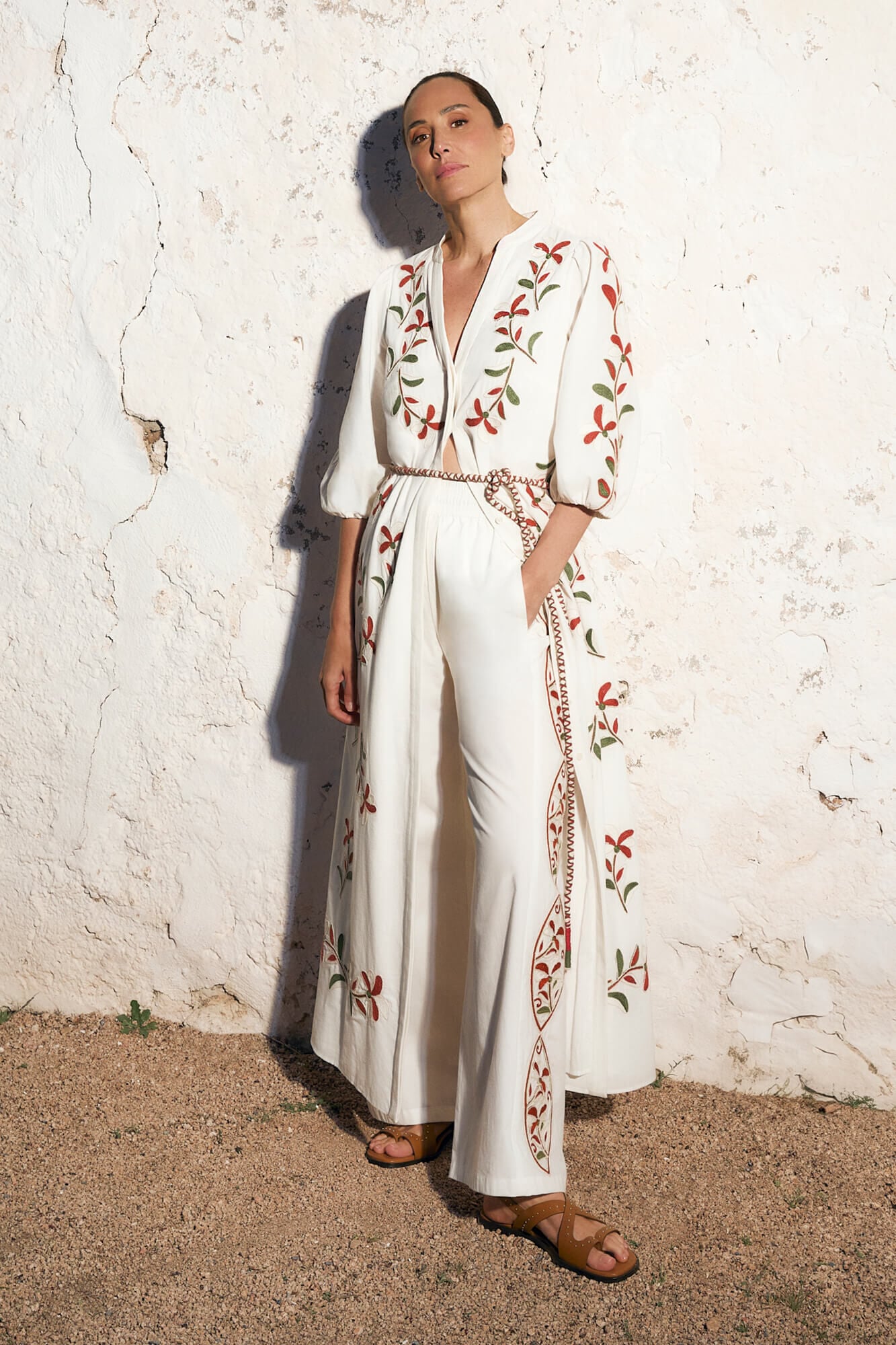 TFP by Tamara Falc&oacute; Embroidered trousers