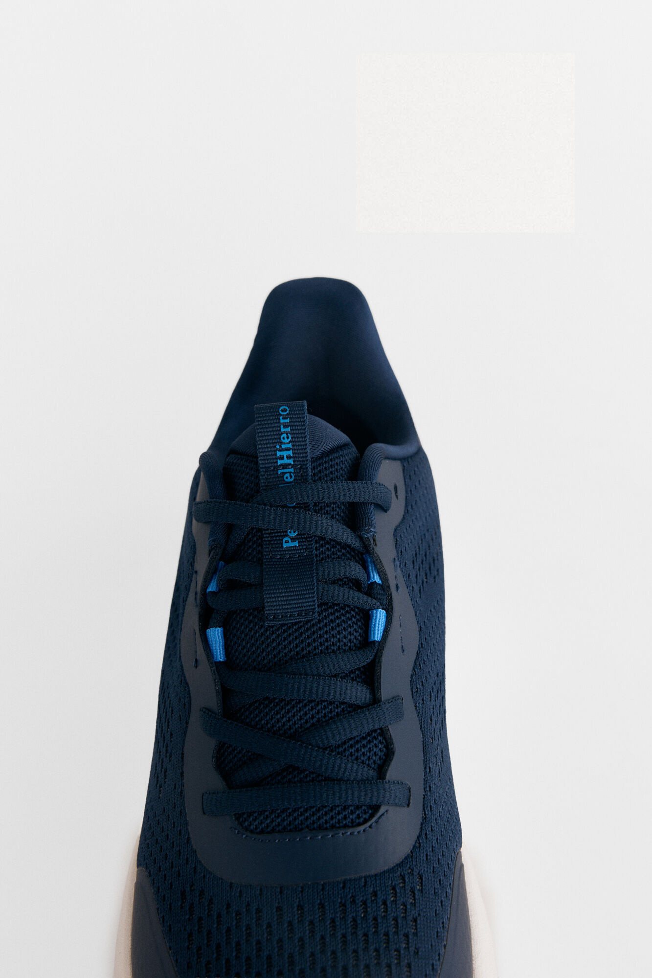 Pedro del Hierro Textile shoe with laces Blue