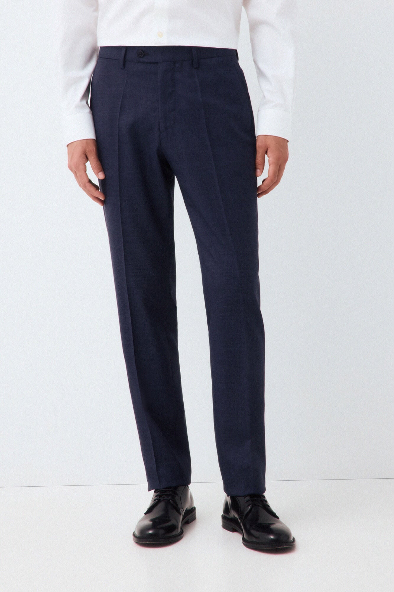 Pedro del Hierro Cal&ccedil;a de fato coordenado tailored em estrutura azul
