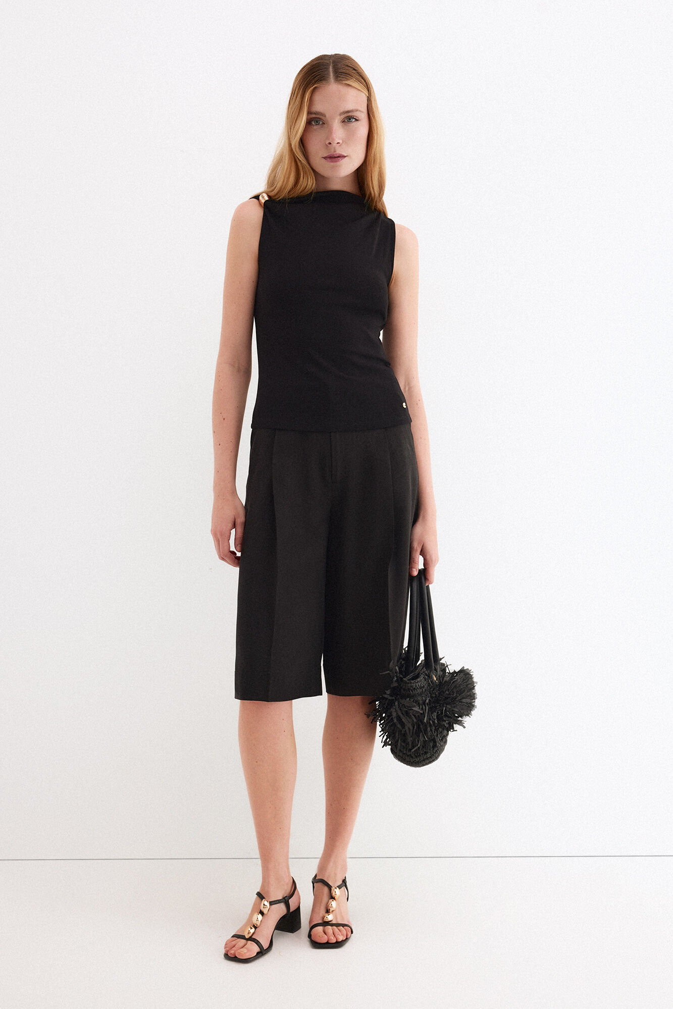Pedro del Hierro Sleeveless T-shirt Black