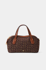 Pedro del Hierro Logo mini handbag Brown