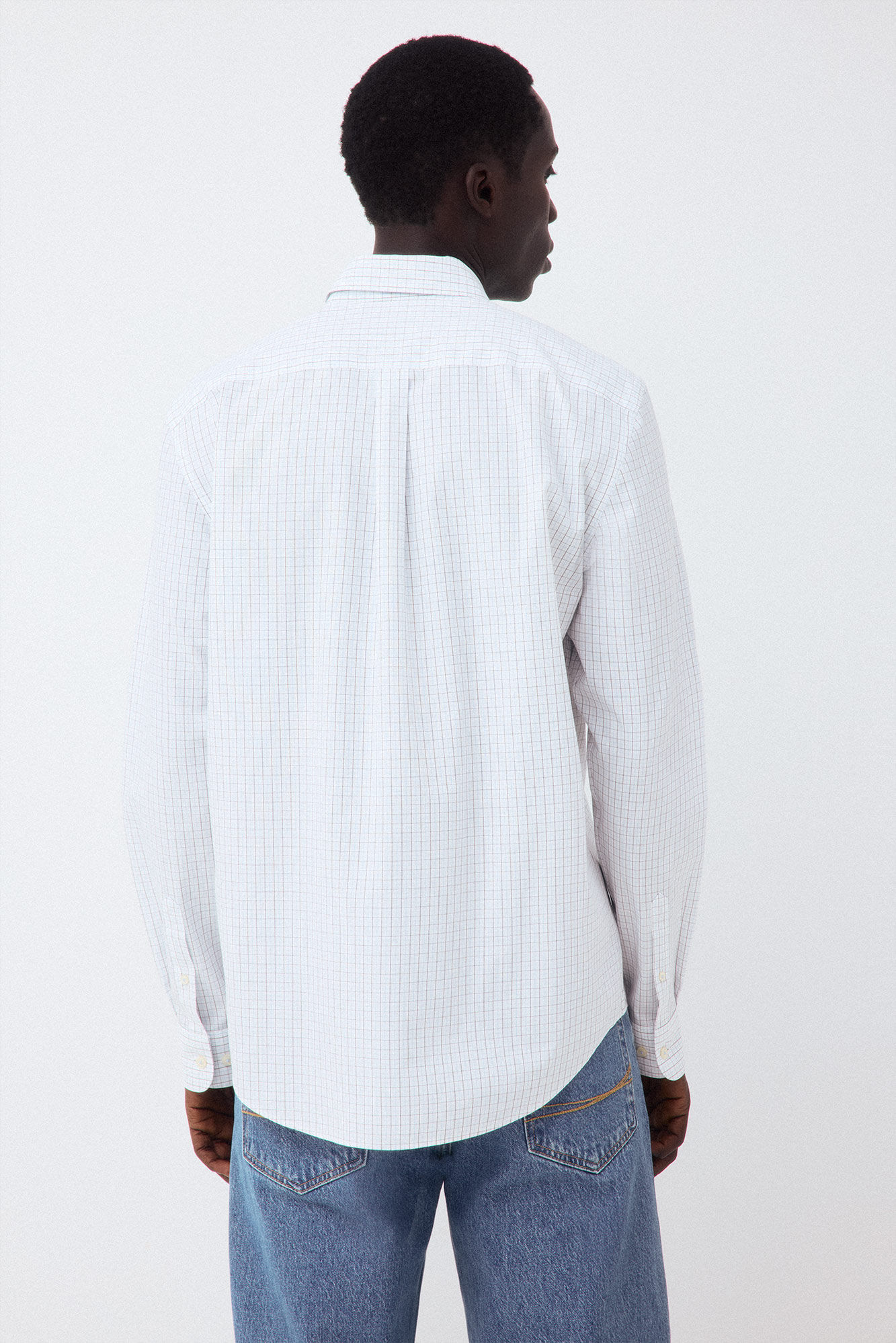Pedro del Hierro Plaid shirt Blue