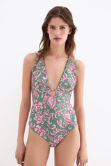 Pedro del Hierro Ba&ntilde;ador estampado Rosa