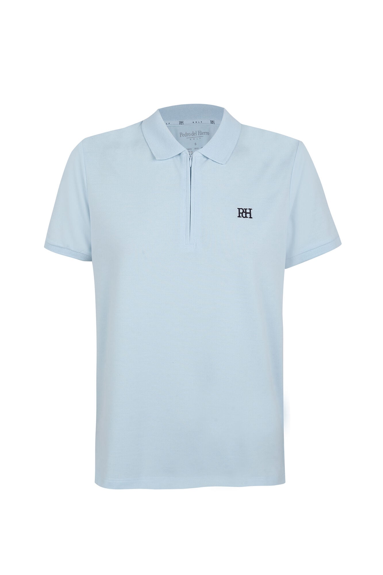 Pedro del Hierro Short sleeve polo shirt Blue