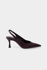 Pedro del Hierro Snake print pointed heel Brown
