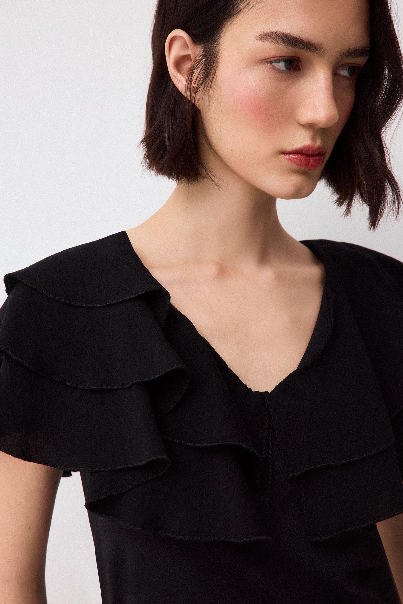 Pedro del Hierro Ruffle T-shirt