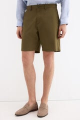 Pedro del Hierro Structured Bermuda shorts Green