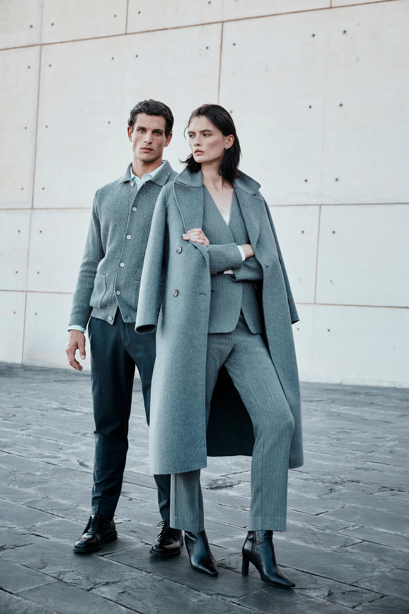 Pedro del Hierro Double-faced tailoring coat