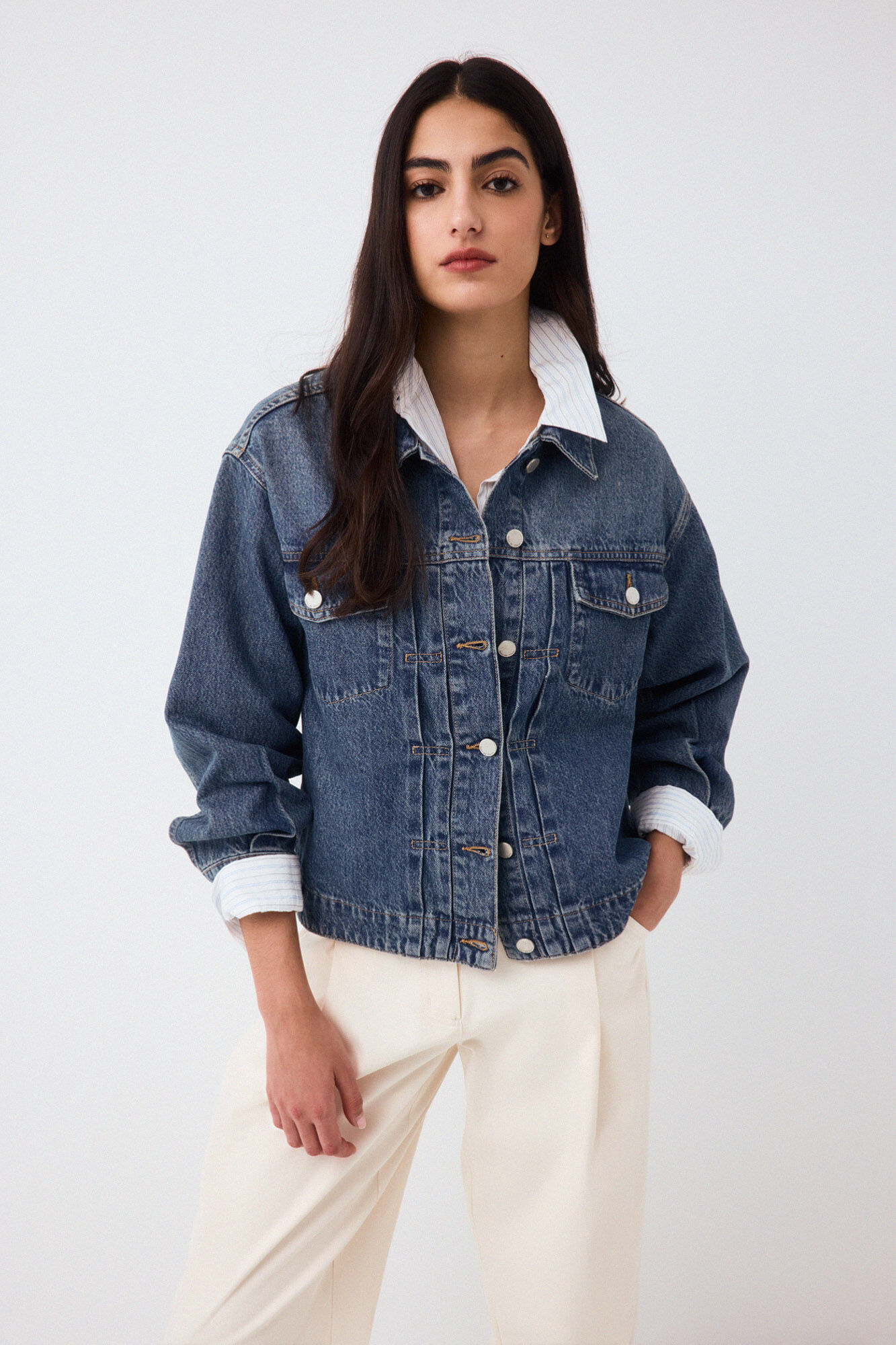 Pedro del Hierro Oversize denim jacket
