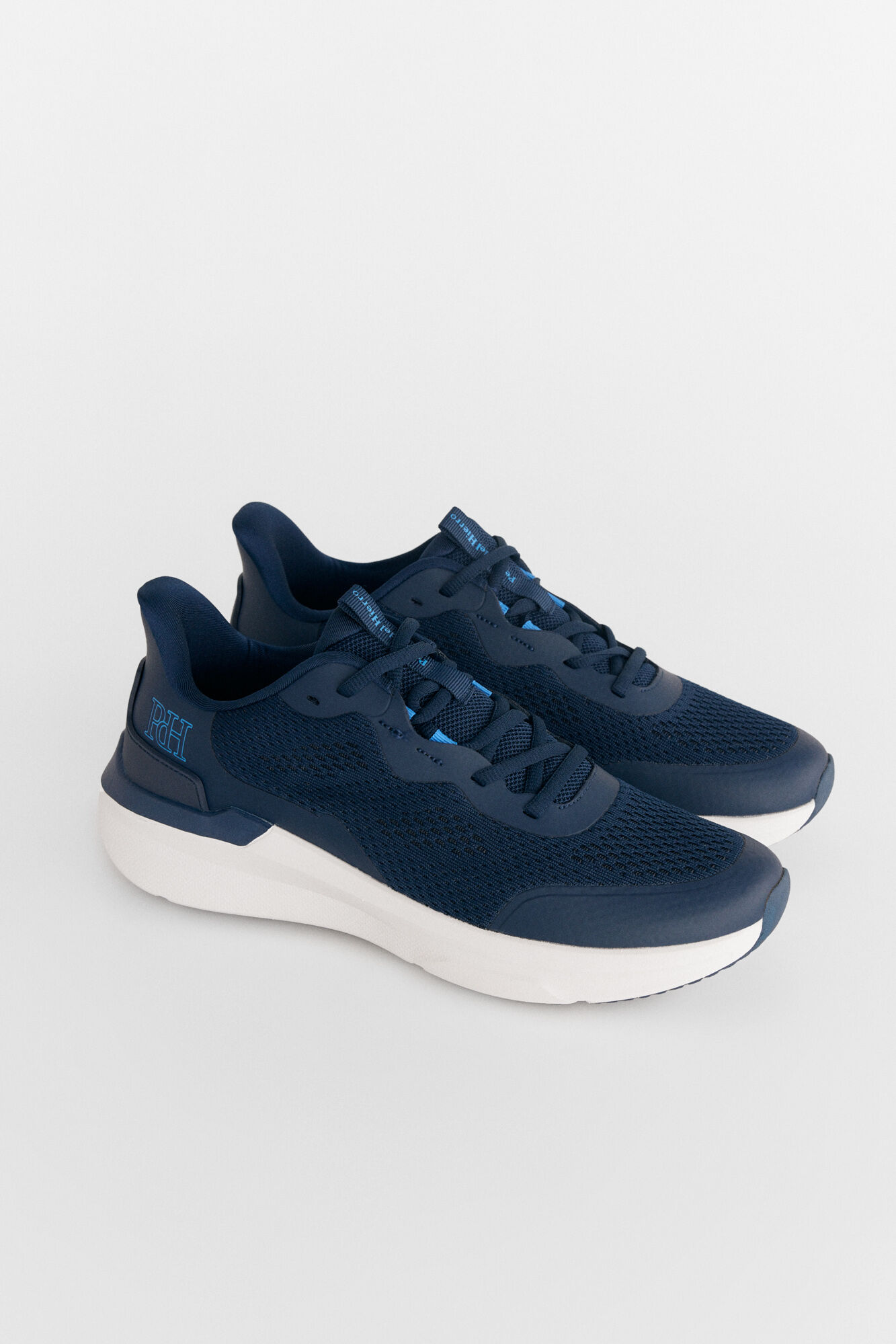 Pedro del Hierro Textile shoe with laces Blue