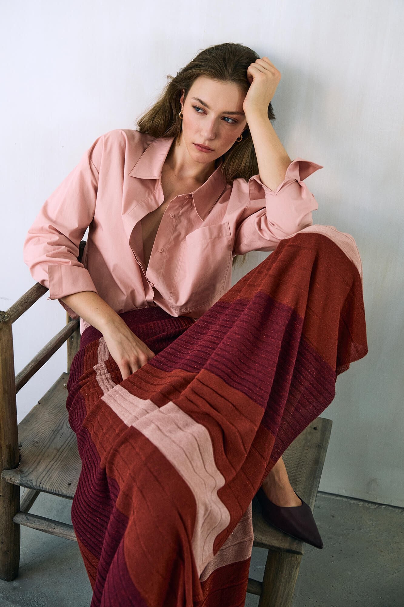 Pedro del Hierro Plain loose shirt