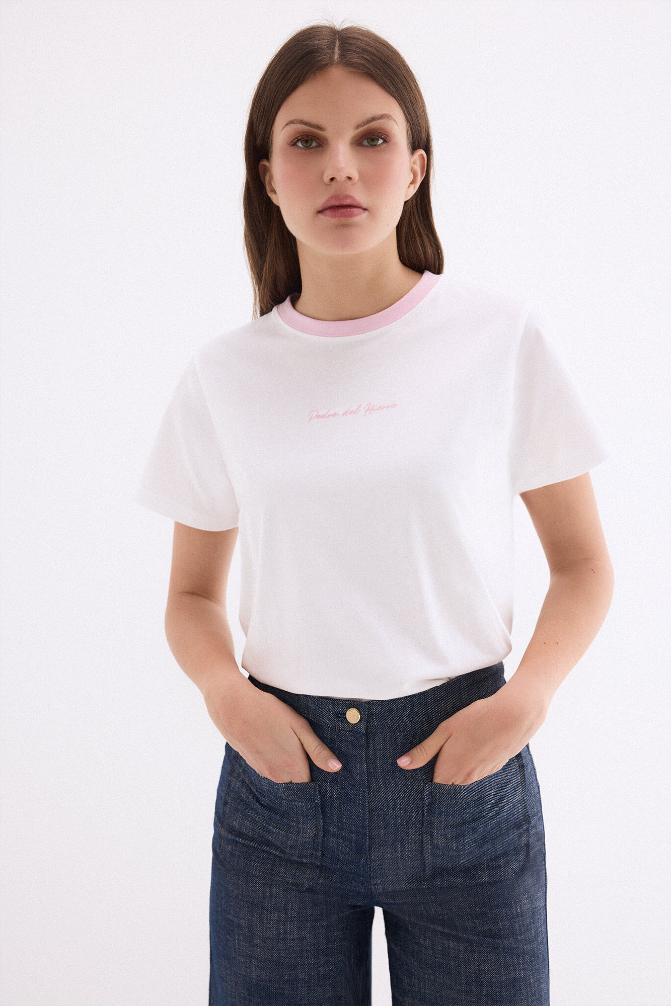 Pedro del Hierro Camiseta contraste pedro del hierro