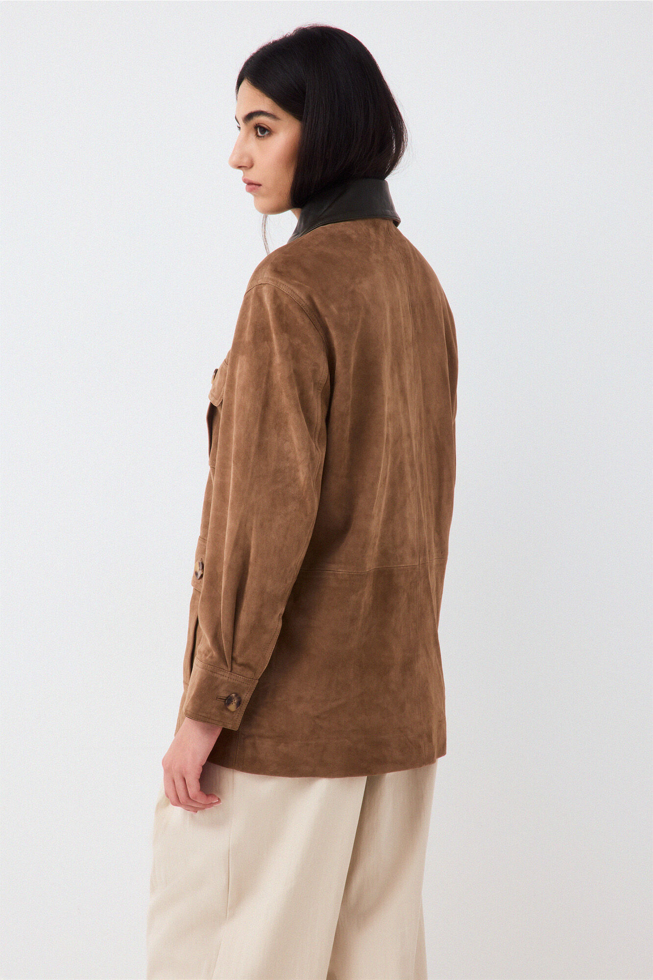 Pedro del Hierro Casaco combinado Marrom