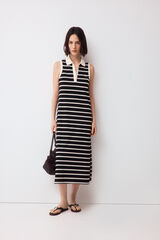 Pedro del Hierro Polo neck dress Grey