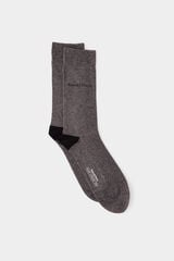 Pedro del Hierro Plain sport sock Grey