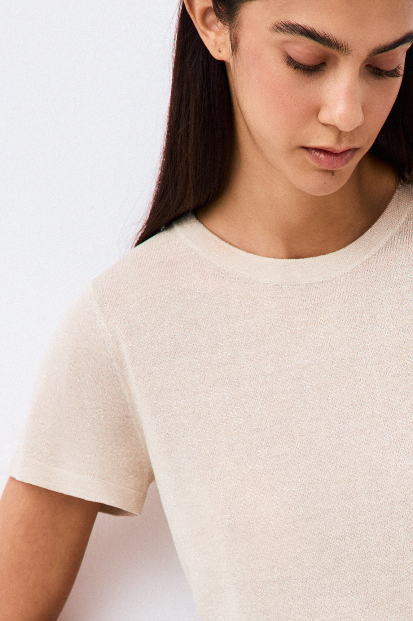 Pedro del Hierro Top de punto lurex