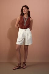 Slowlove Fluid Bermuda shorts Ivory