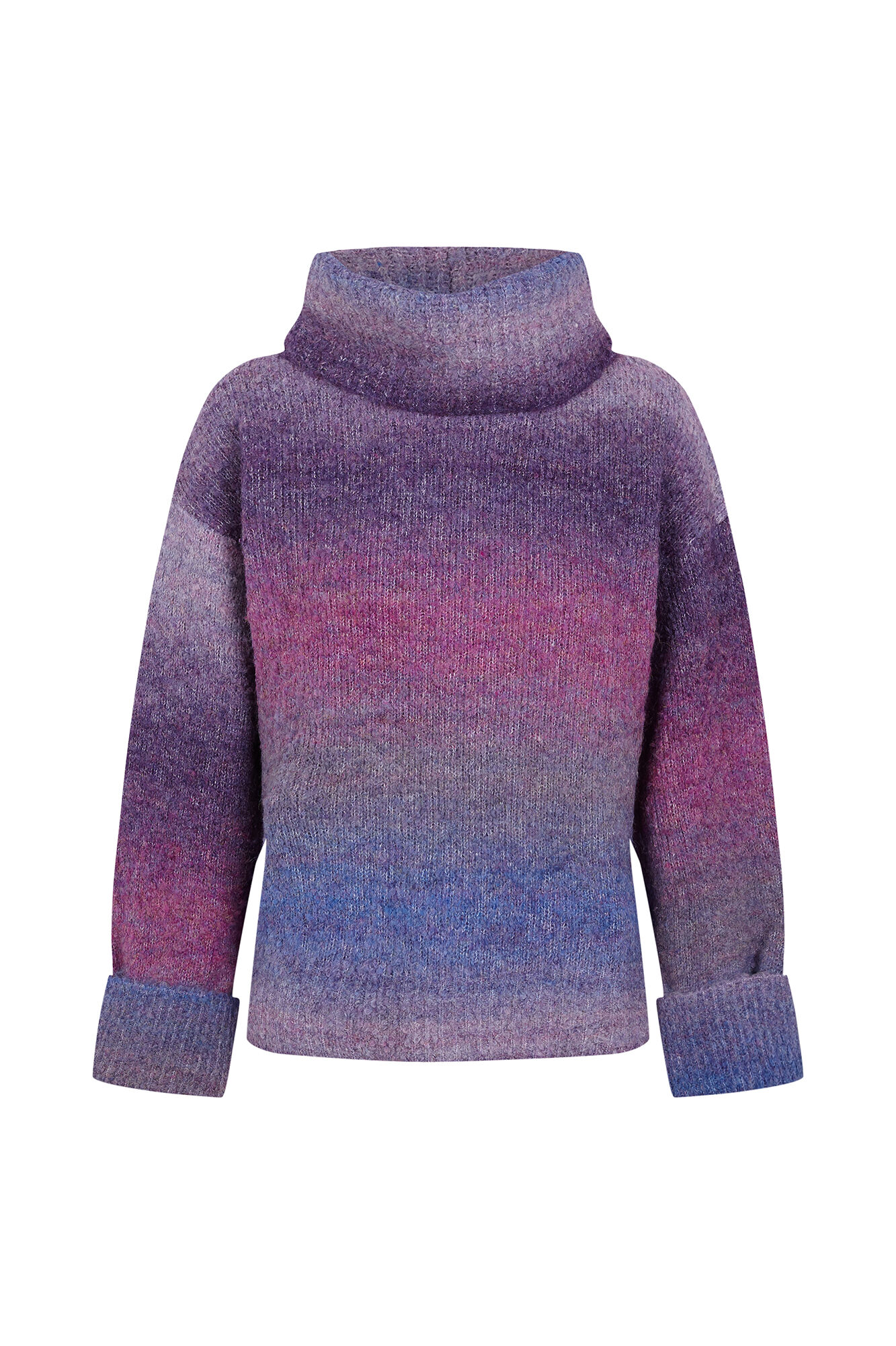 Slowlove Camisola boucl&eacute; multicolor Roxo