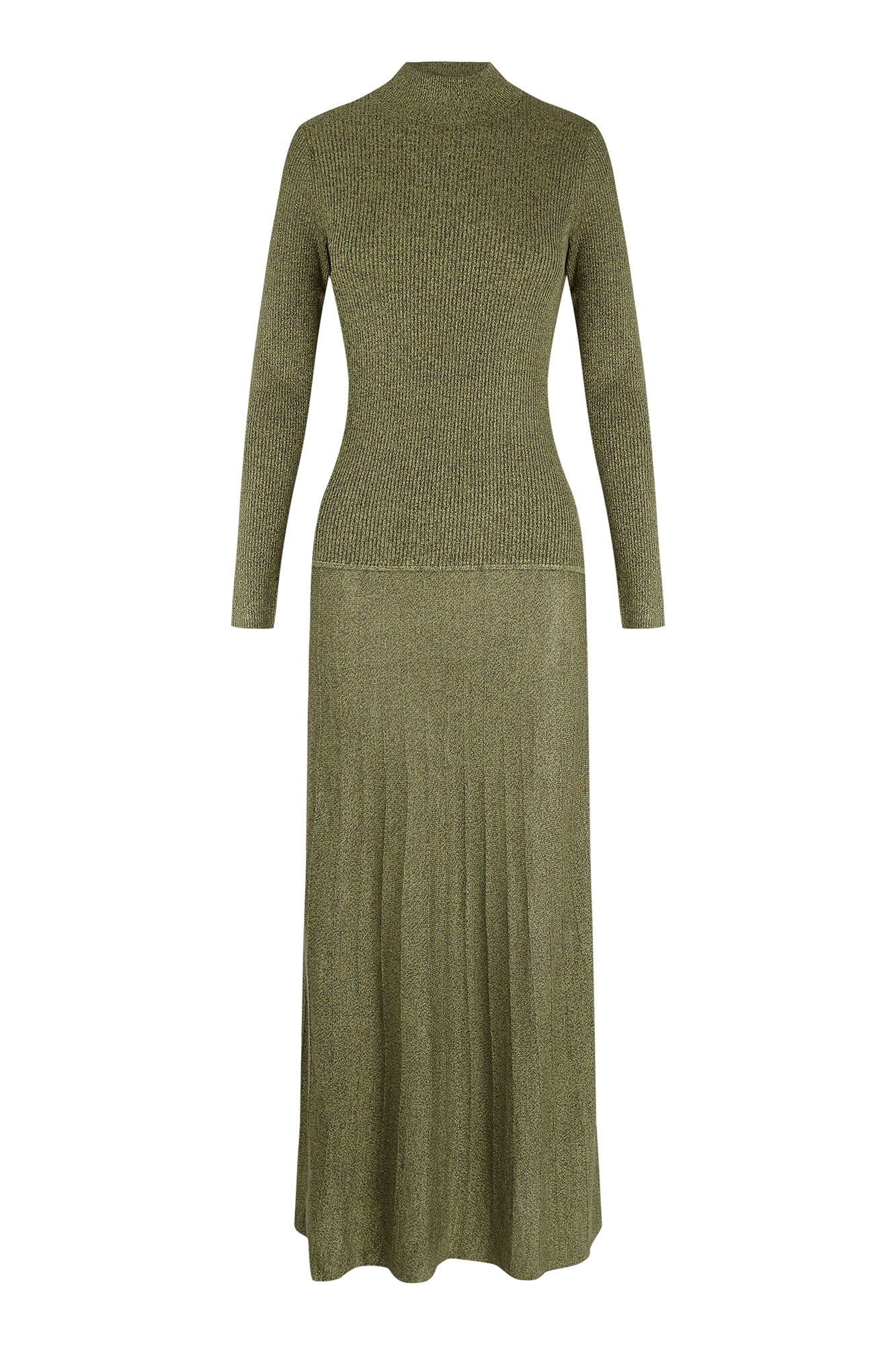 Slowlove Vestido de malha mesclada Verde