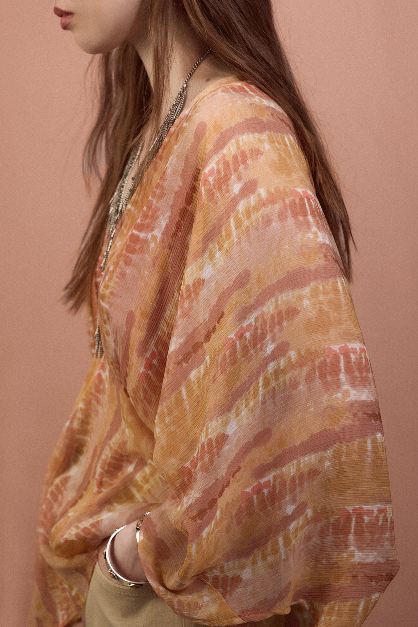 Slowlove Blusa fluida estampada Multicolorido