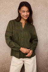 Slowlove Romantic blouse Dark brown