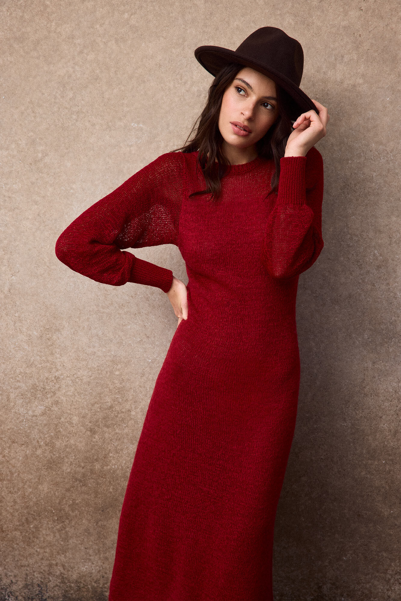 Slowlove Vestido comprido de malha