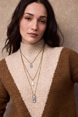 Slowlove Long necklace with charms Multicolour