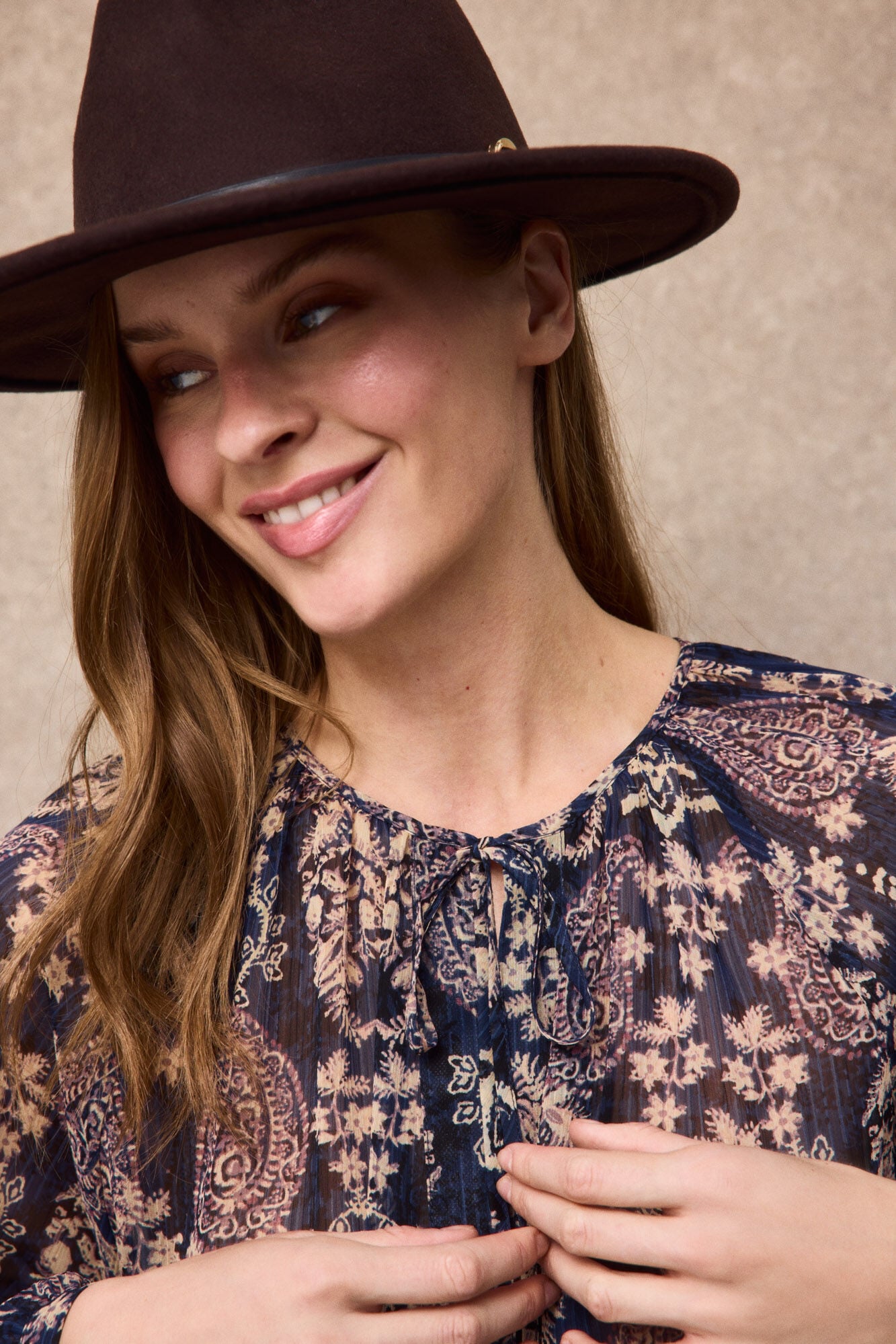 Slowlove Vestido curto estampado Azul