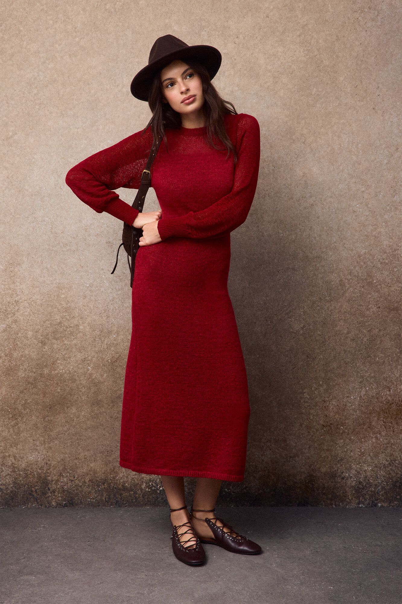 Slowlove Vestido comprido de malha