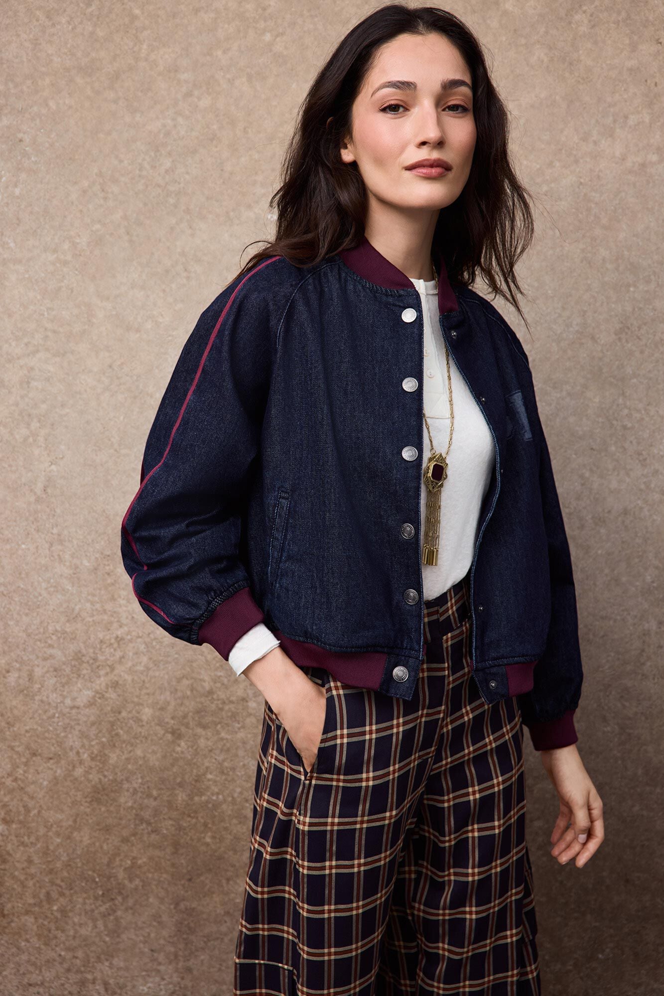 Slowlove Cazadora vaquera bomber Azul