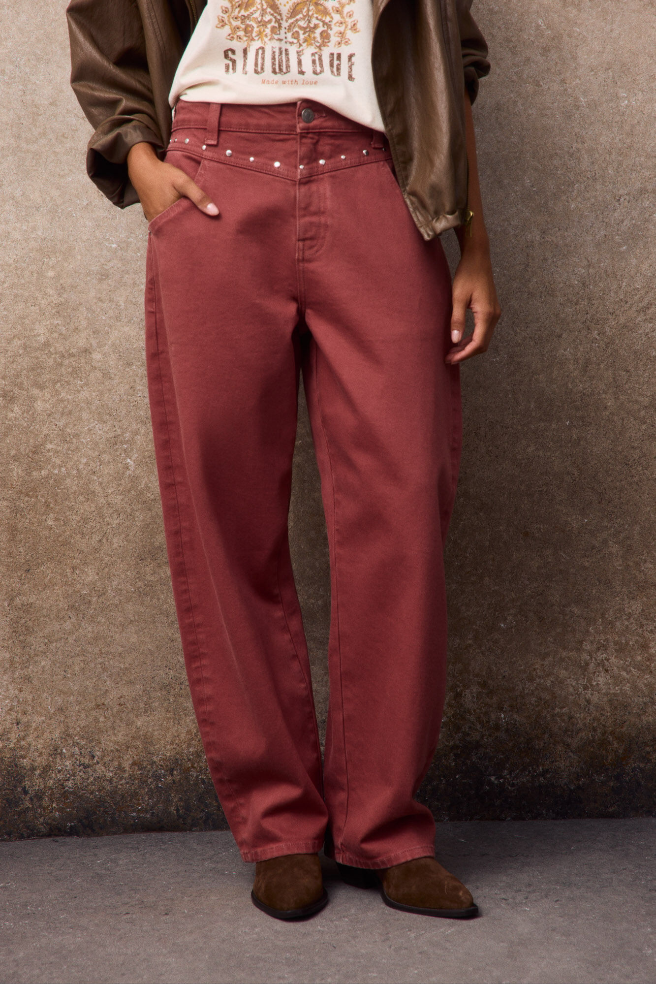 Slowlove Studded jeans