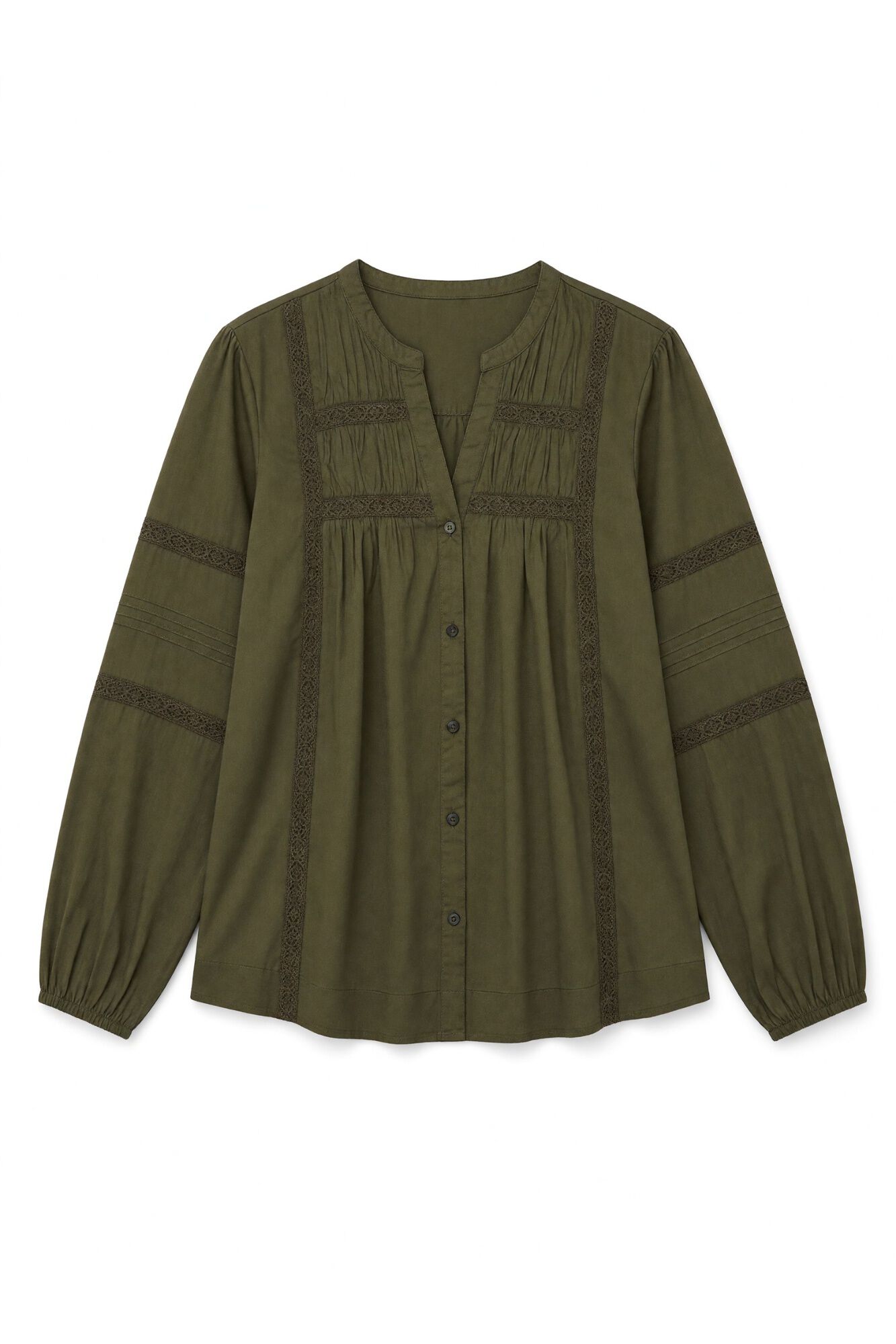 Slowlove Romantic blouse Dark brown