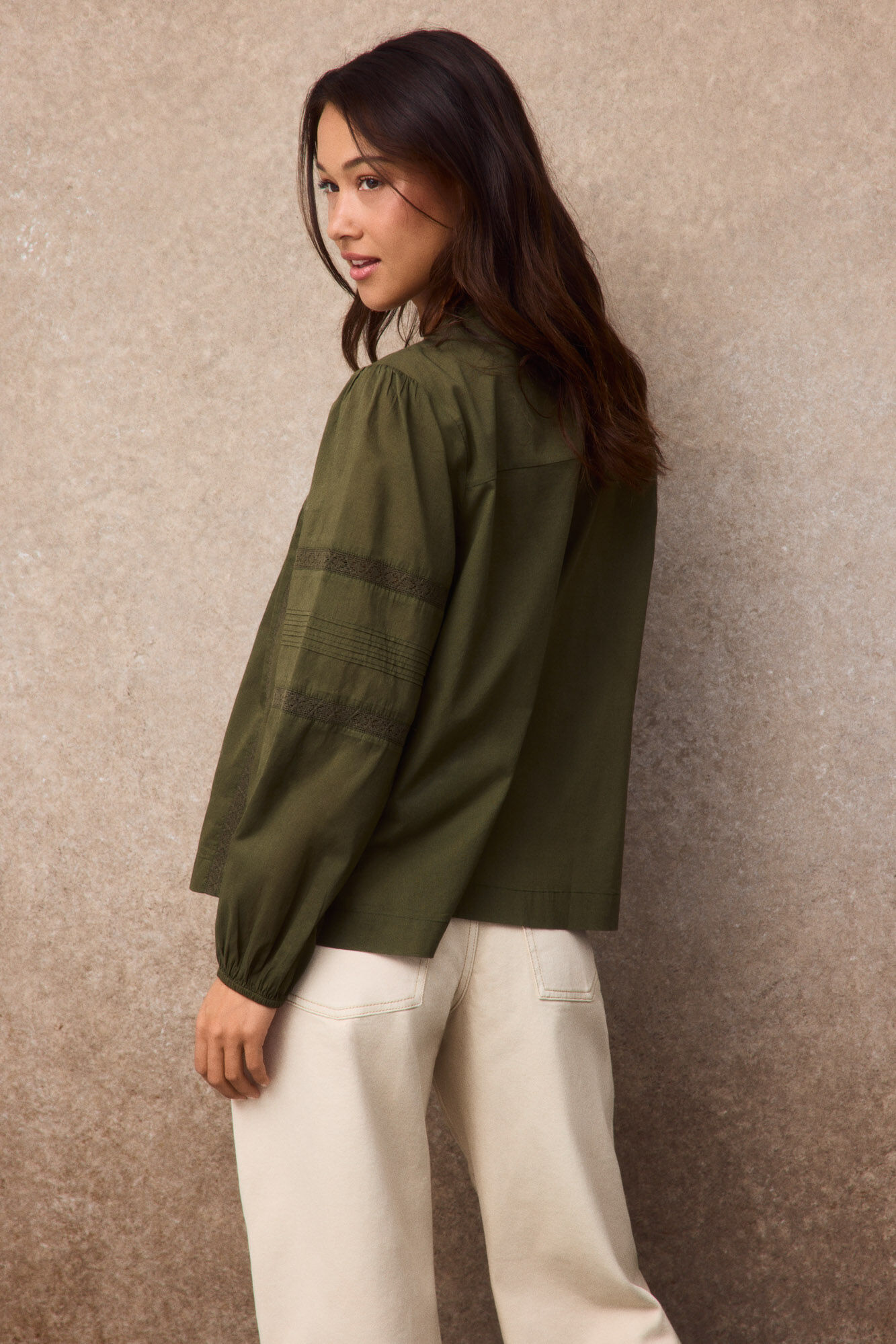 Slowlove Romantic blouse Dark brown
