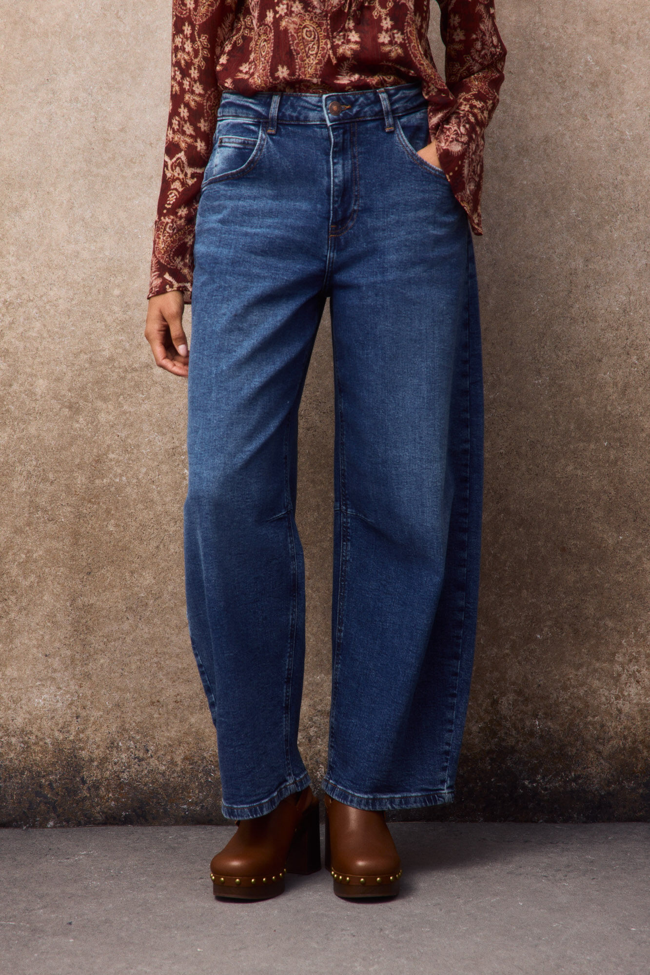 Slowlove Wide barrel jeans