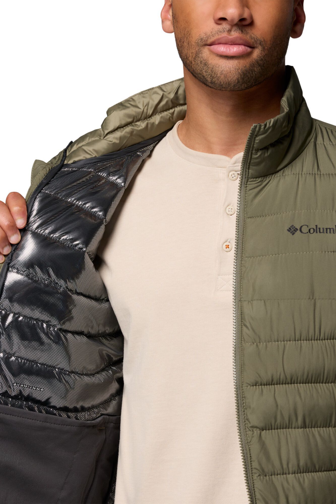 Columbia Jaqueta Isolada para homem Powder Lite&trade; II Caqui escuro