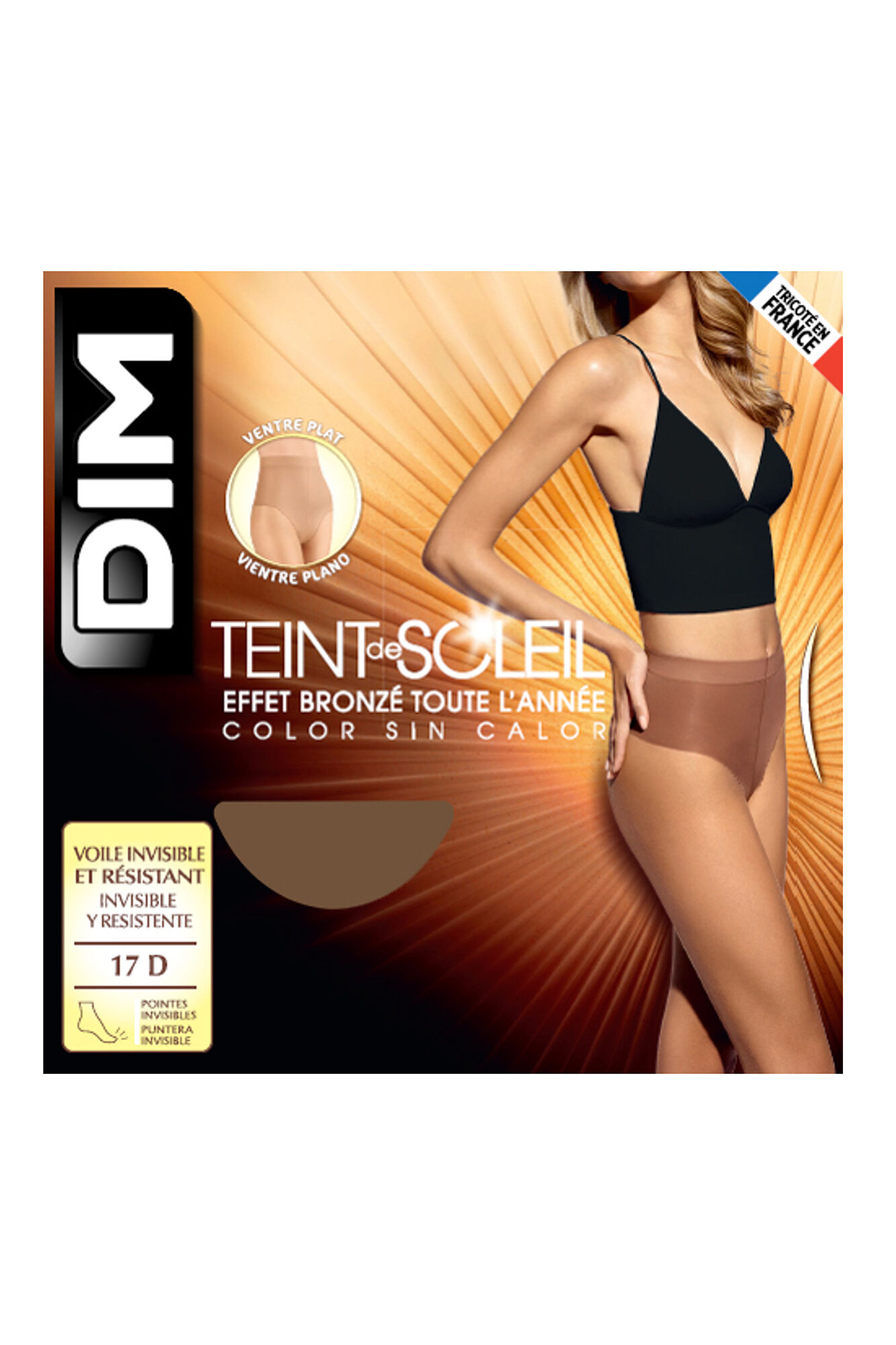 DIM Panty de verano Teint de Soleil moldeador vientre plano  nude