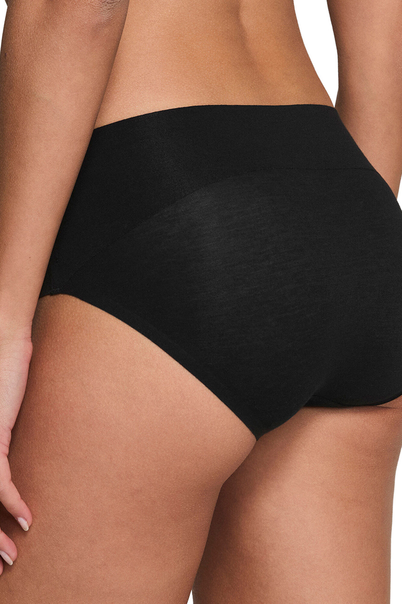 Spanx Braga moldeadora invisible algod&oacute;n negro