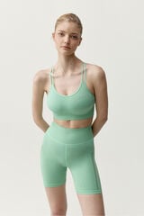 Born Living Yoga Top desportivo vermelho e verde menta verde