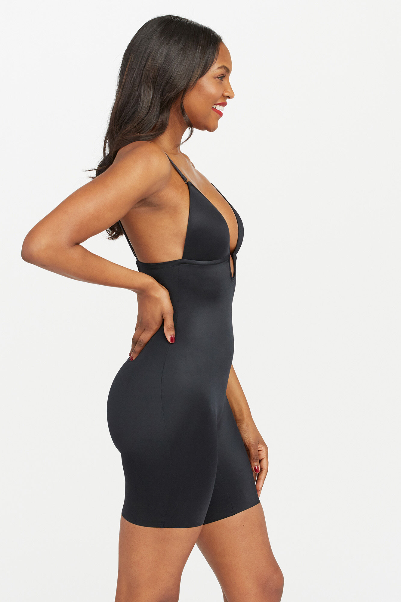 Spanx Braguita faja reductora escote U negra Spanx preto