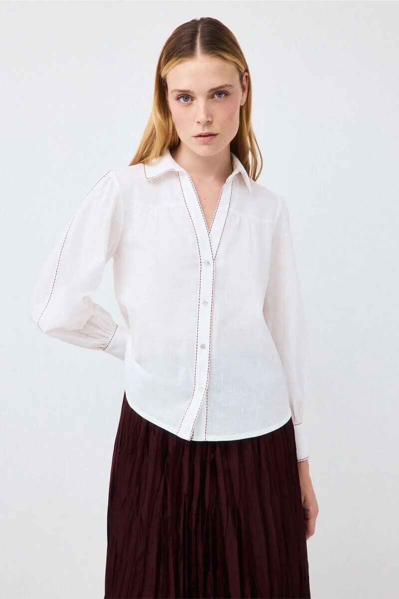 Conjunto de jeans y blusa