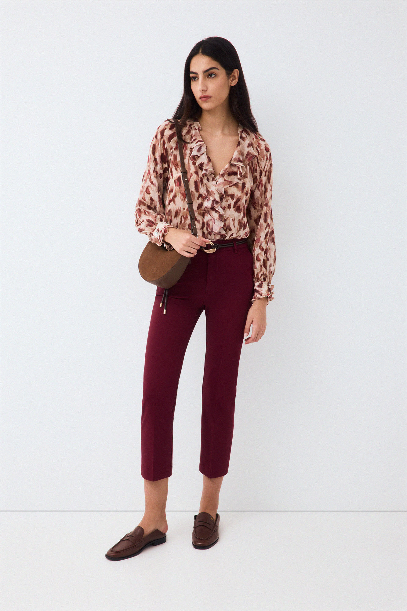 Trousers and blouse set