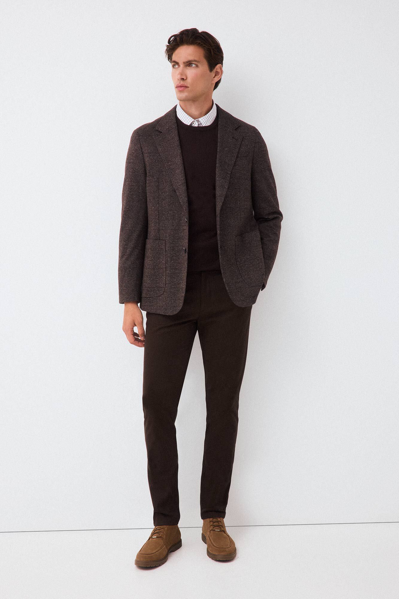 Fastening and chinos set