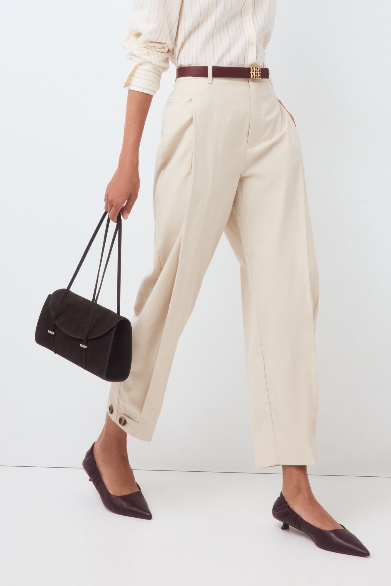 Trousers and blouse set