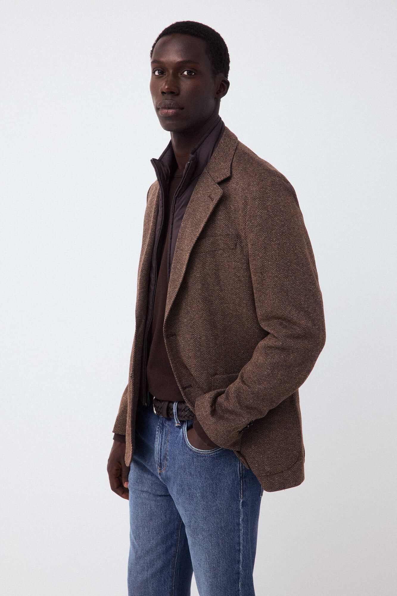 Jeans and blazer set