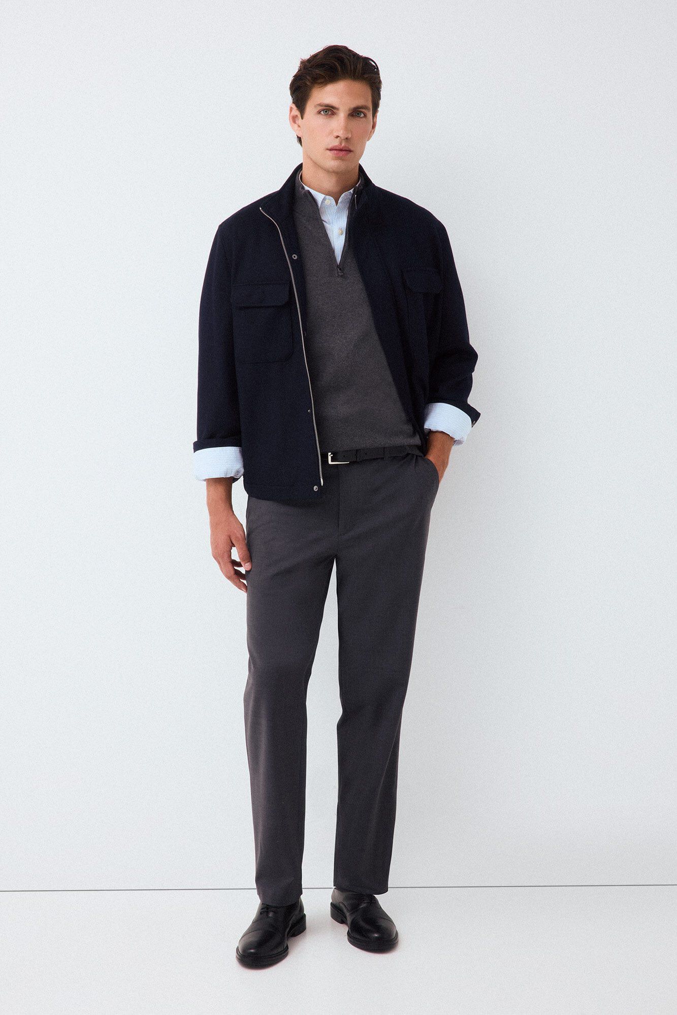 Shirt, waist and jacket set