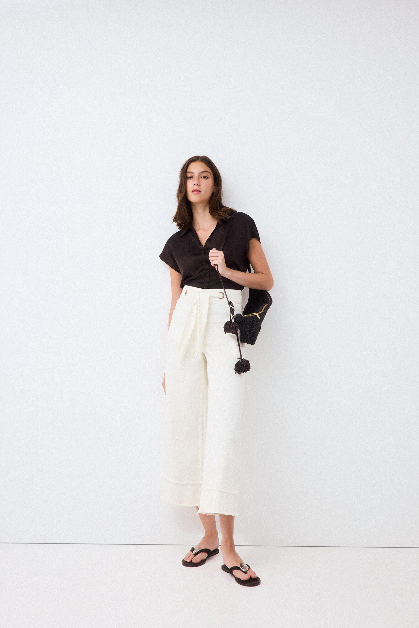 Blouse and capri set