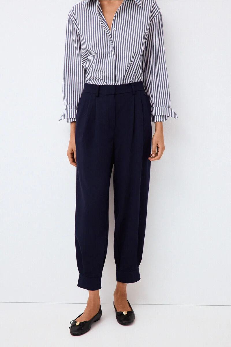 Pleats and blouse set