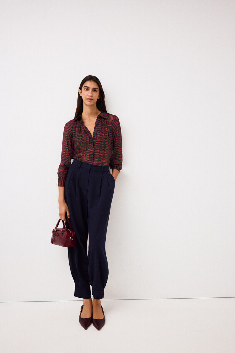 Conjunto de pantal&oacute;n y blusa